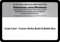 Image for Code Card - Fusion Strike Build & Battle Box (SWSH08) - Pokemon