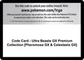 Image for Code Card - Ultra Beasts GX Premium Collection [Pheromosa GX & Celesteela GX] (SM04) - Pokemon