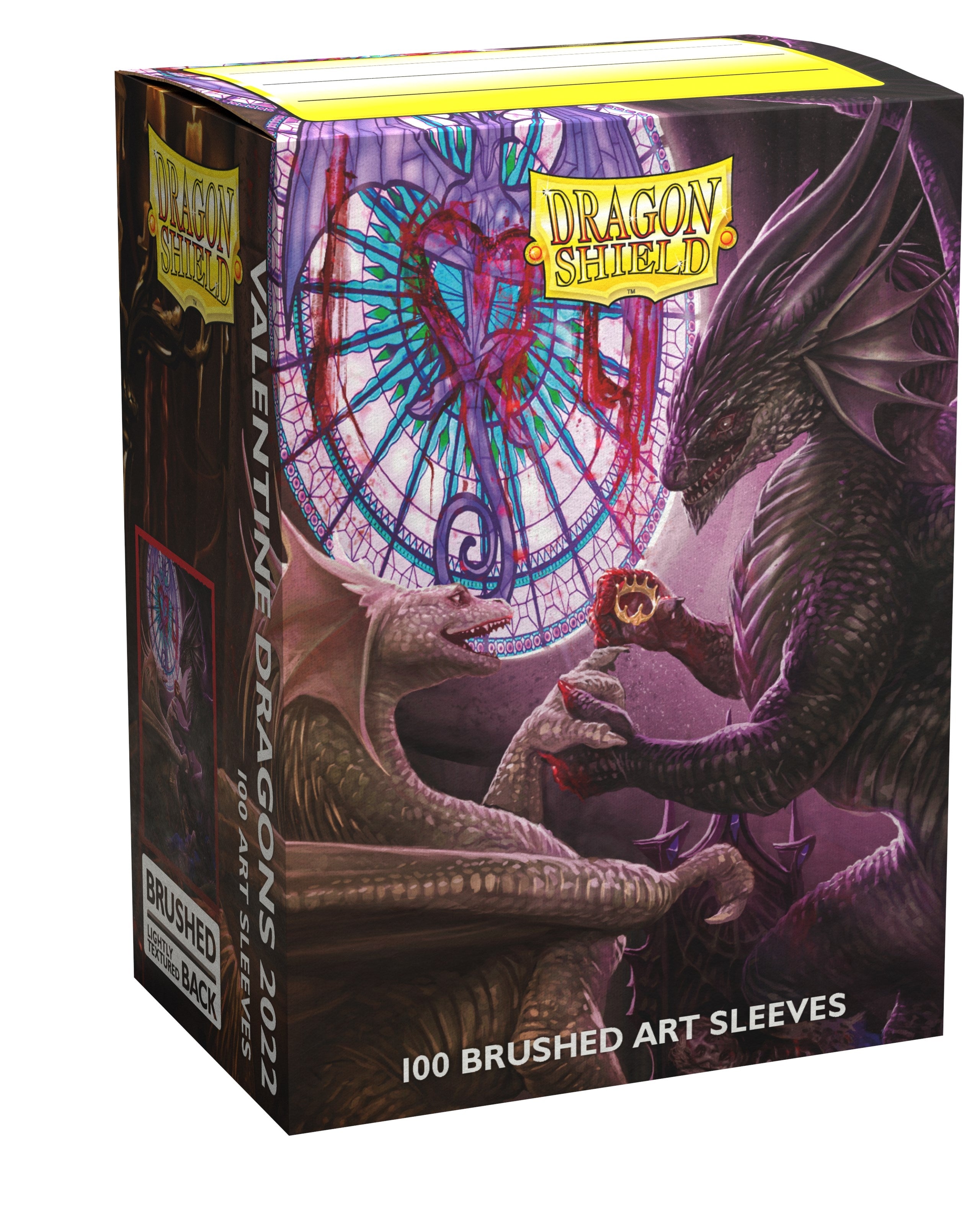 Image for Dragon Shield 2022 Limited Edition Art Sleeves - Valentine Dragons (100-Pack) - Card Sleeves