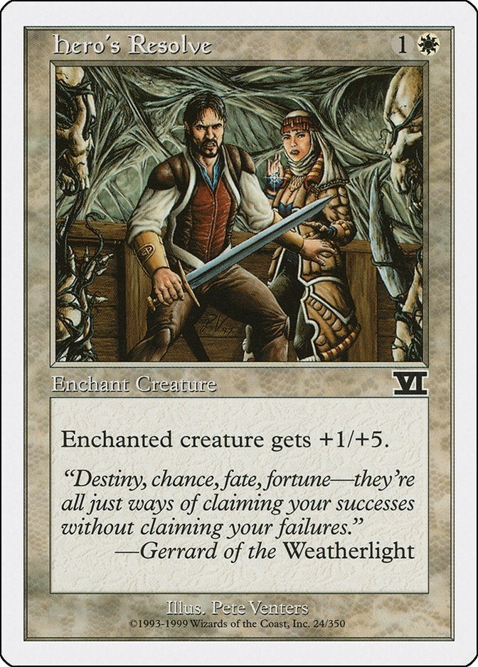 Image for Hero's Resolve (24) (Classic Sixth Edition) - Magic: The Gathering