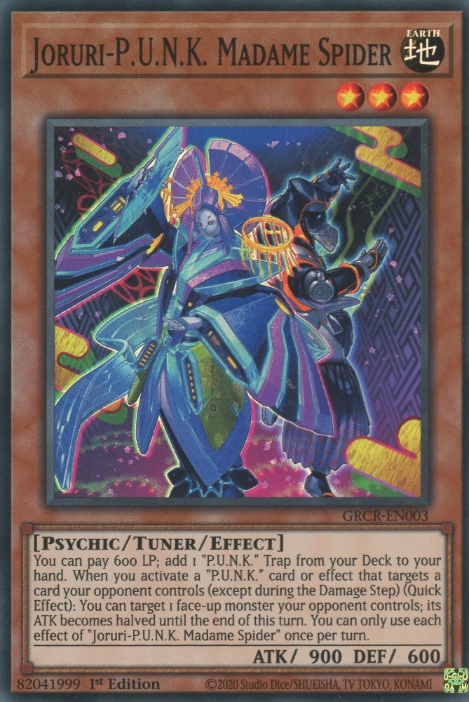 Image for Joruri-P.U.N.K. Madame Spider (GRCR-EN003) (GRCR) - YuGiOh