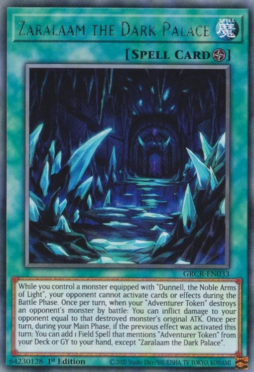 Image for Zaralaam the Dark Palace (GRCR-EN033) (GRCR) - YuGiOh