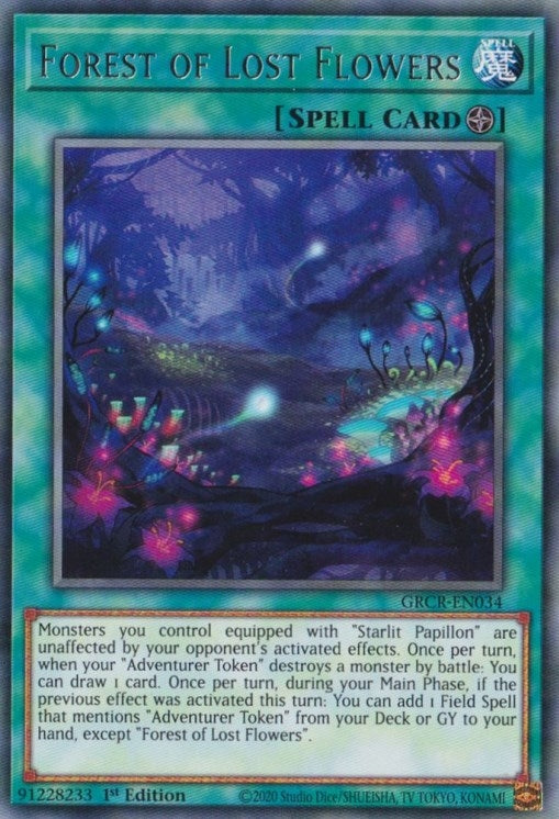Image for Forest of Lost Flowers (GRCR-EN034) (GRCR) - YuGiOh