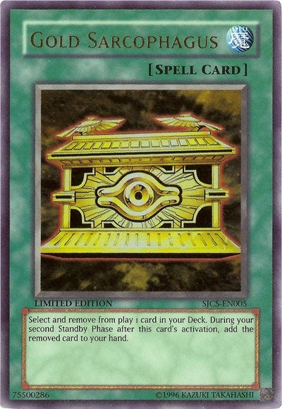 Image for Gold Sarcophagus (SJCS-EN005) - YuGiOh
