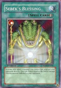 Image for Sebek's Blessing (SD09-EN020) (SD09) - YuGiOh