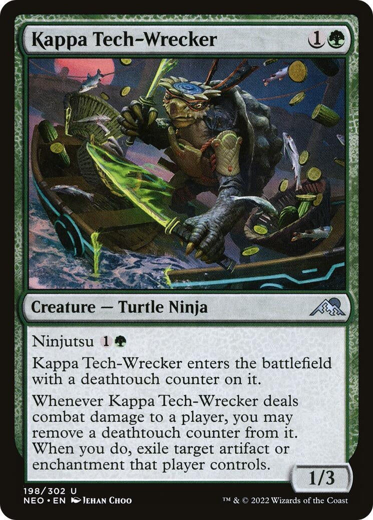 Image for Kappa Tech-Wrecker (198) (Kamigawa: Neon Dynasty) - Magic: The Gathering
