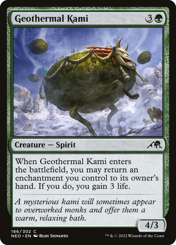 Image for Geothermal Kami (186) (Kamigawa: Neon Dynasty) - Magic: The Gathering