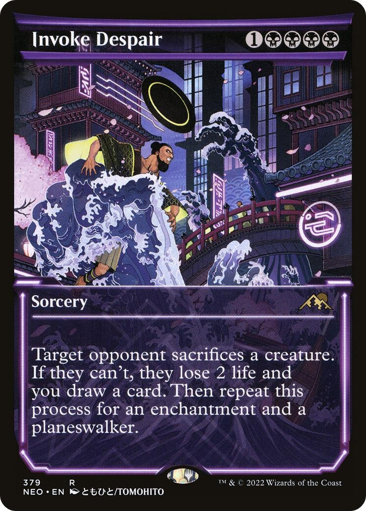 Image for Invoke Despair (Showcase) (379) (Kamigawa: Neon Dynasty) - Magic: The Gathering