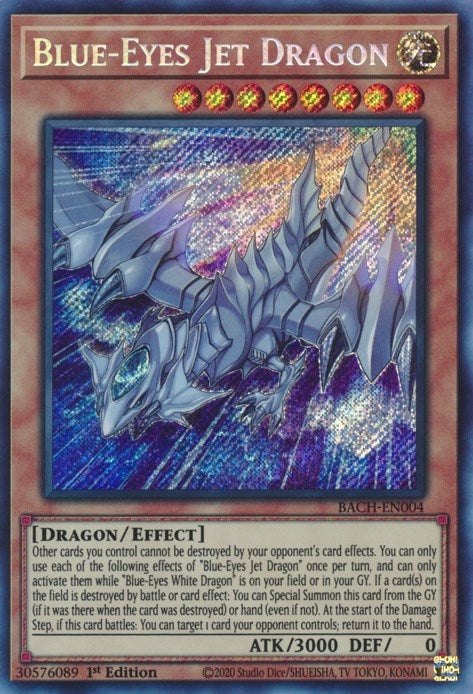Image for Blue-Eyes Jet Dragon (BACH-EN004) (BACH) - YuGiOh
