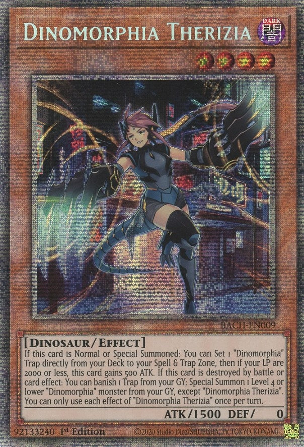 Dinomorphia Therizia (Starlight Rare) (BACH-EN009) (BACH)
