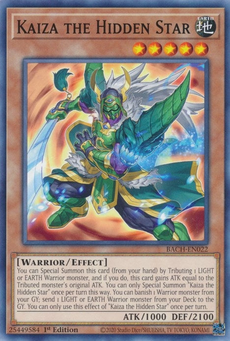 Image for Kaiza the Hidden Star (BACH-EN022) (BACH) - YuGiOh