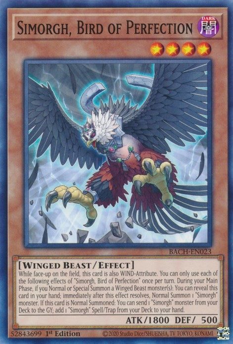 Image for Simorgh, Bird of Perfection (BACH-EN023) (BACH) - YuGiOh