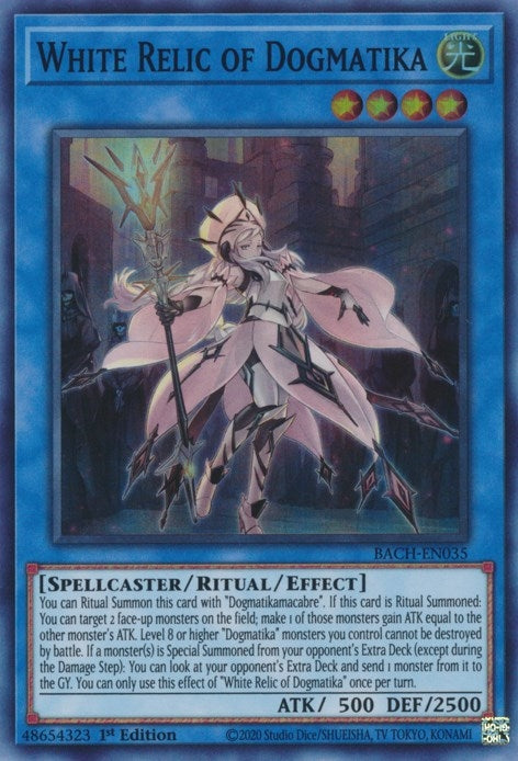 Image for White Relic of Dogmatika (BACH-EN035) (BACH) - YuGiOh