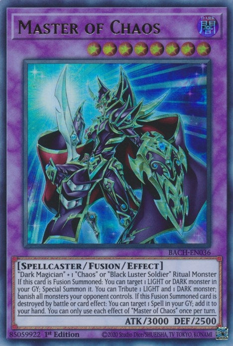 Image for Master of Chaos (BACH-EN036) (BACH) - YuGiOh