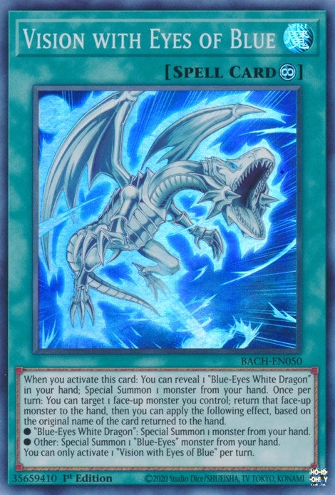 Image for Vision with Eyes of Blue (BACH-EN050) (BACH) - YuGiOh