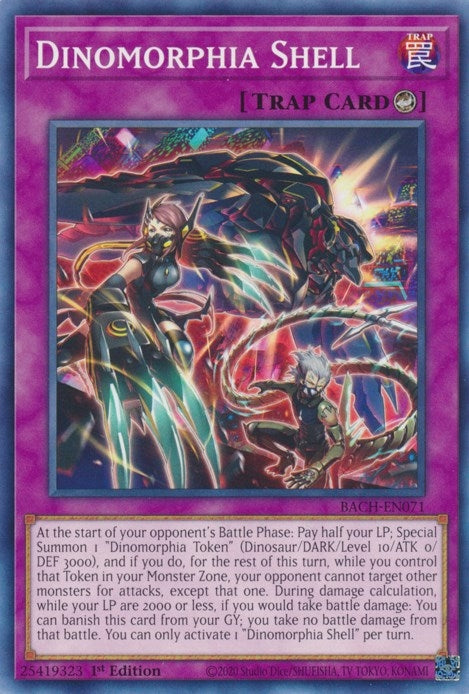 Image for Dinomorphia Shell (BACH-EN071) (BACH) - YuGiOh