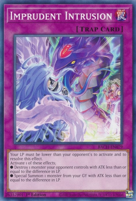 Image for Imprudent Intrusion (BACH-EN079) (BACH) - YuGiOh