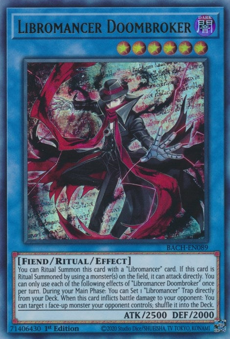 Image for Libromancer Doombroker (BACH-EN089) (BACH) - YuGiOh