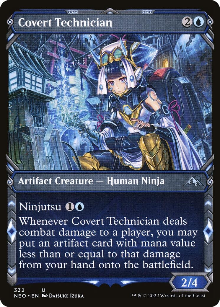 Image for Covert Technician (Showcase) (332) (Kamigawa: Neon Dynasty) - Magic: The Gathering
