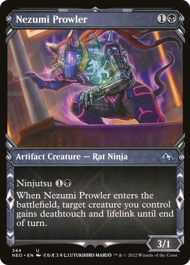 Image for Nezumi Prowler (Showcase) (344) (Kamigawa: Neon Dynasty) - Magic: The Gathering