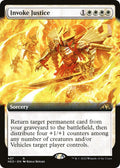 Image for Invoke Justice (Extended Art) (437) (Kamigawa: Neon Dynasty) - Magic: The Gathering