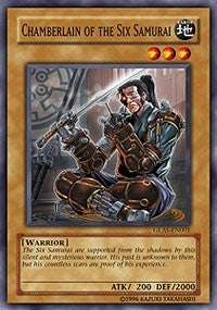 Image for Chamberlain of the Six Samurai (GLAS-EN001) (GLAS) - YuGiOh