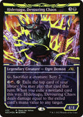 Image for Hidetsugu, Devouring Chaos (Neon Yellow) (WPN Exclusive) (432) (Kamigawa: Neon Dynasty) - Magic: The Gathering
