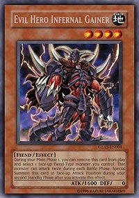 Image for Evil Hero Infernal Gainer (GLAS-EN004) (GLAS) - YuGiOh