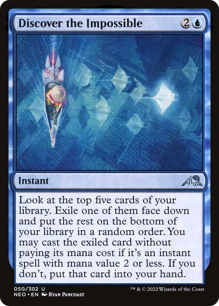 Image for Discover the Impossible (50) (Kamigawa: Neon Dynasty) - Magic: The Gathering