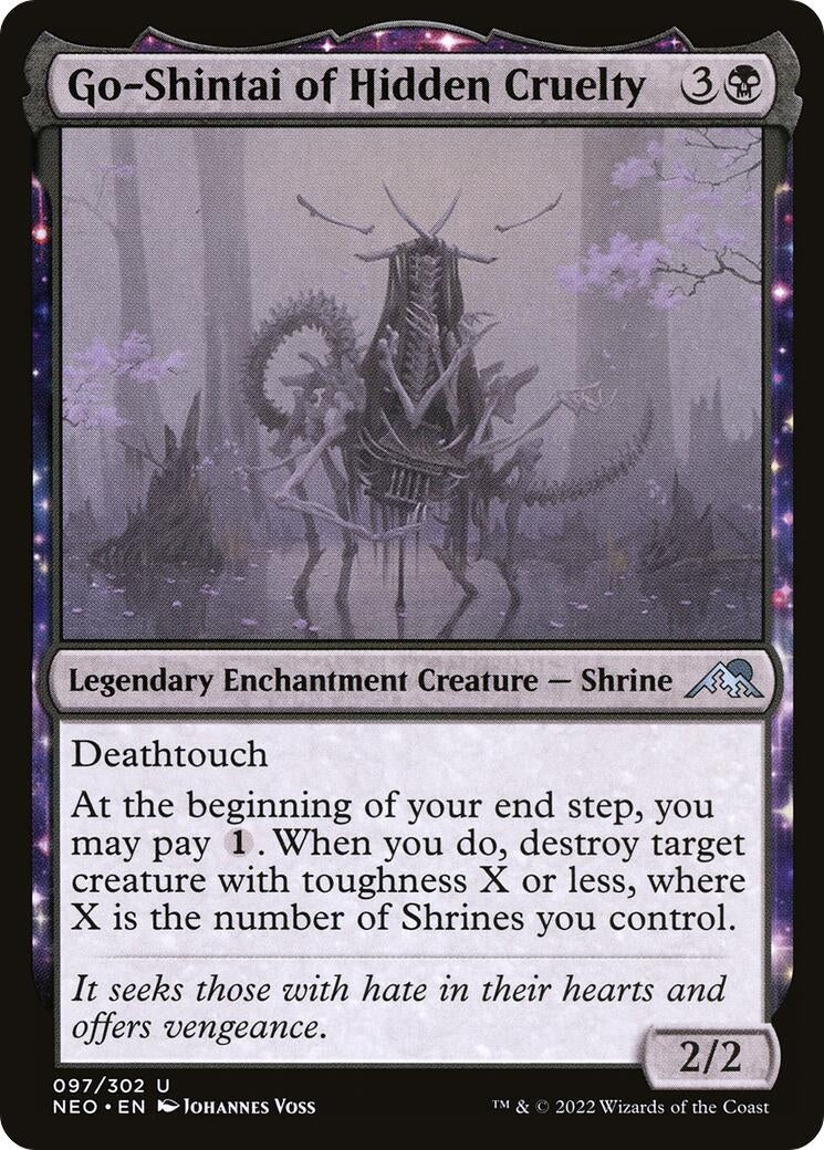 Image for Go-Shintai of Hidden Cruelty (97) (Kamigawa: Neon Dynasty) - Magic: The Gathering