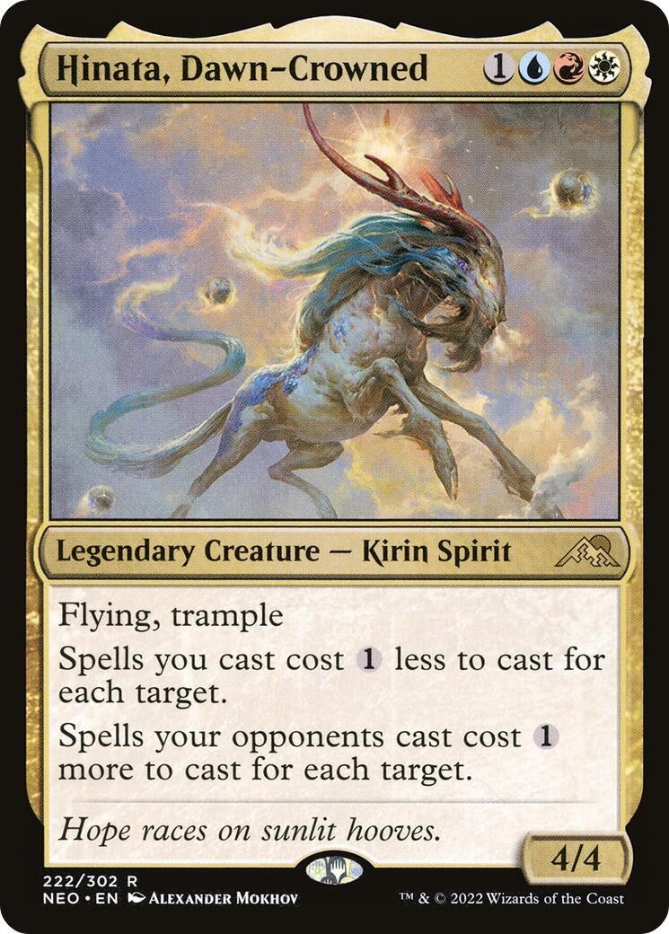 Image for Hinata, Dawn-Crowned (222) (Kamigawa: Neon Dynasty) - Magic: The Gathering