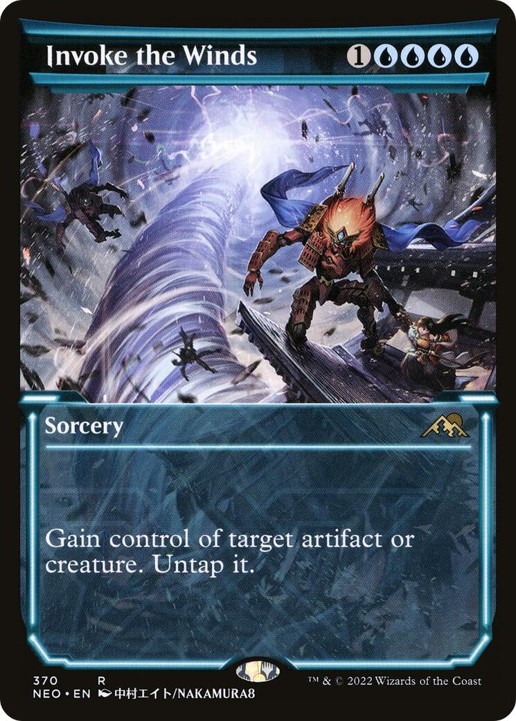 Image for Invoke the Winds (Showcase) (370) (Kamigawa: Neon Dynasty) - Magic: The Gathering