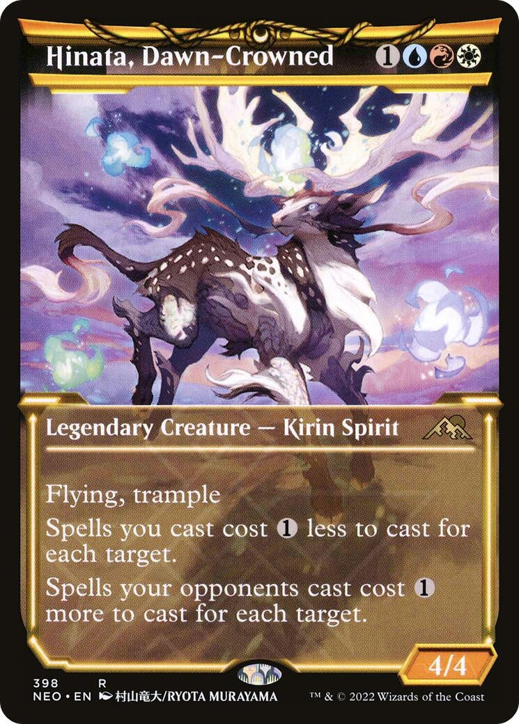 Image for Hinata, Dawn-Crowned (Showcase) (398) (Kamigawa: Neon Dynasty) - Magic: The Gathering