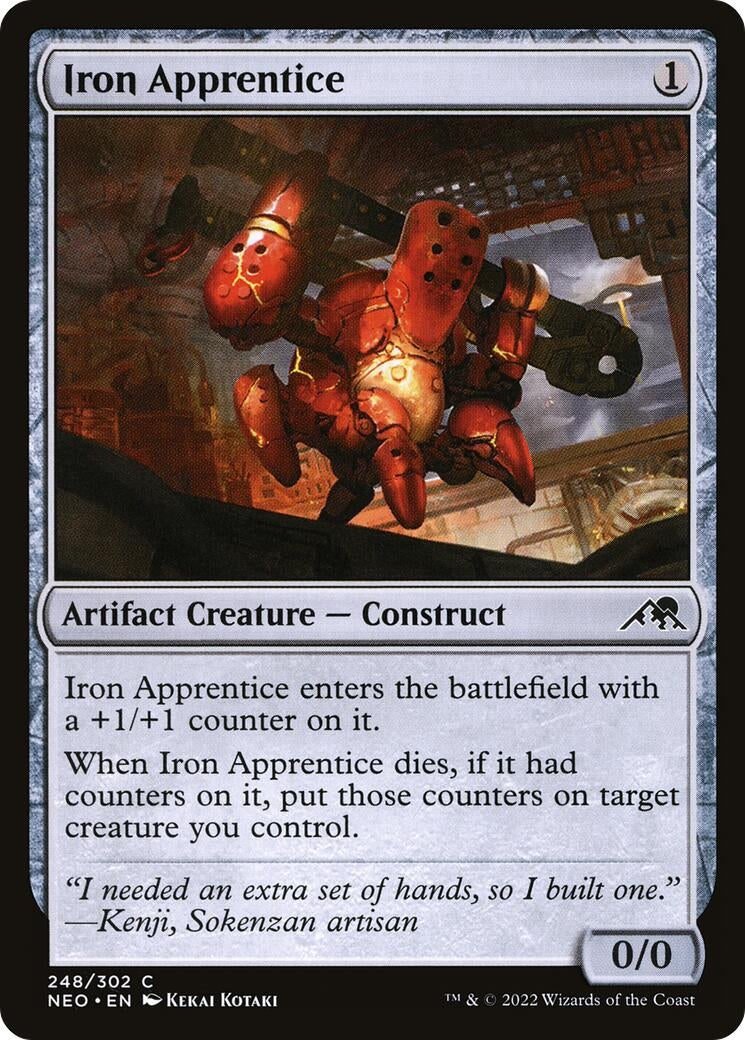 Image for Iron Apprentice (248) (Kamigawa: Neon Dynasty) - Magic: The Gathering
