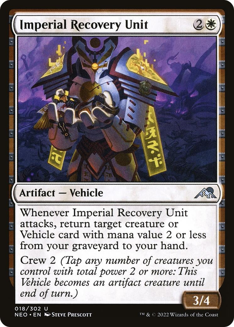 Image for Imperial Recovery Unit (18) (Kamigawa: Neon Dynasty) - Magic: The Gathering