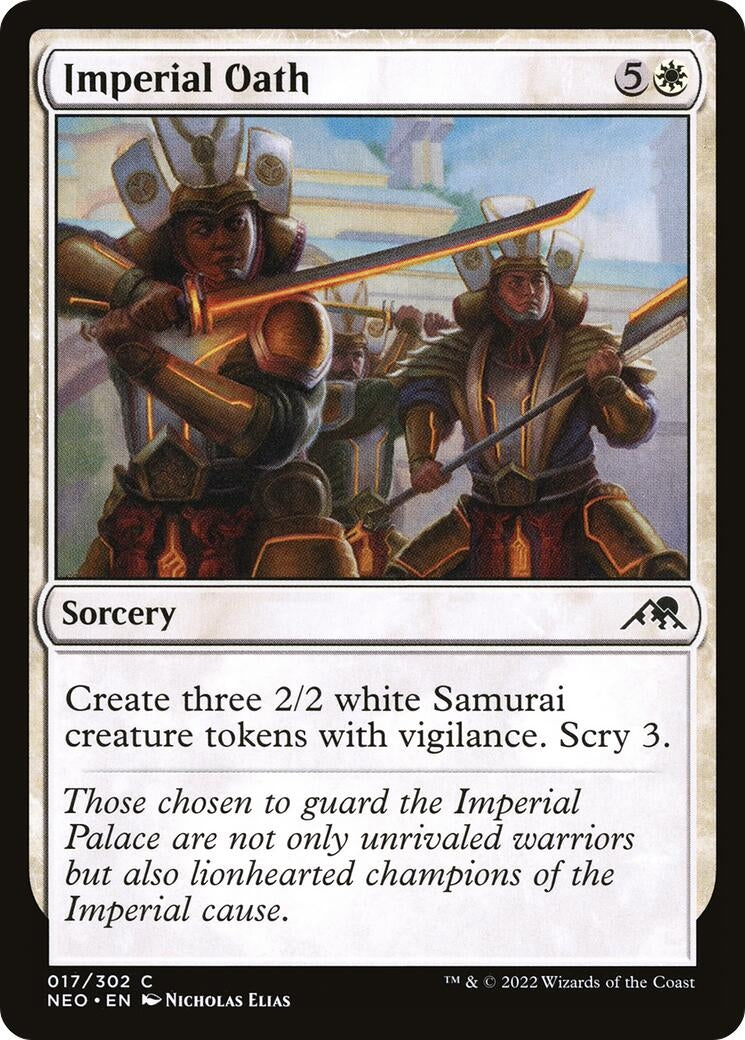 Image for Imperial Oath (17) (Kamigawa: Neon Dynasty) - Magic: The Gathering