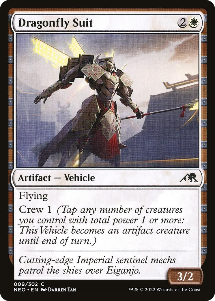 Image for Dragonfly Suit (9) (Kamigawa: Neon Dynasty) - Magic: The Gathering