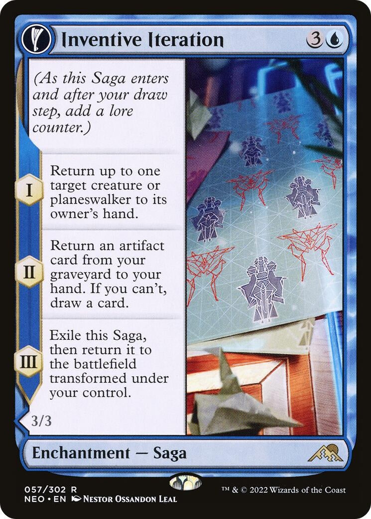 Image for Inventive Iteration (57) (Kamigawa: Neon Dynasty) - Magic: The Gathering