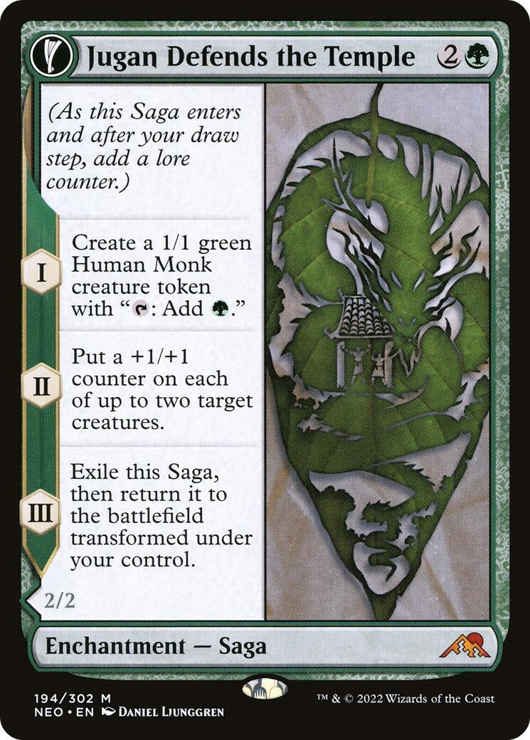 Image for Jugan Defends the Temple (194) (Kamigawa: Neon Dynasty) - Magic: The Gathering