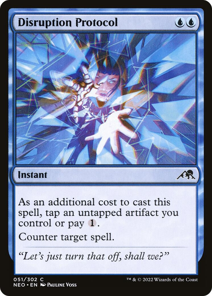 Image for Disruption Protocol (51) (Kamigawa: Neon Dynasty) - Magic: The Gathering