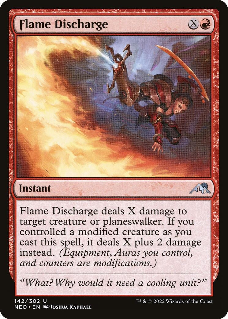 Image for Flame Discharge (142) (Kamigawa: Neon Dynasty) - Magic: The Gathering