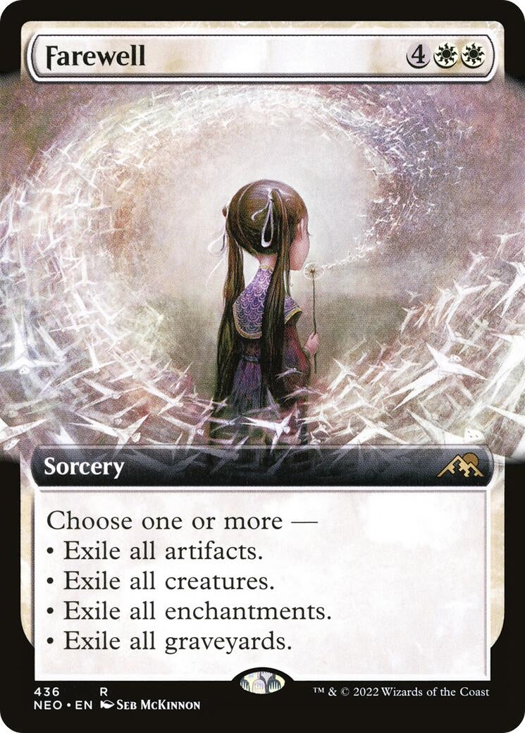 Image for Farewell (Extended Art) (436) (Kamigawa: Neon Dynasty) - Magic: The Gathering