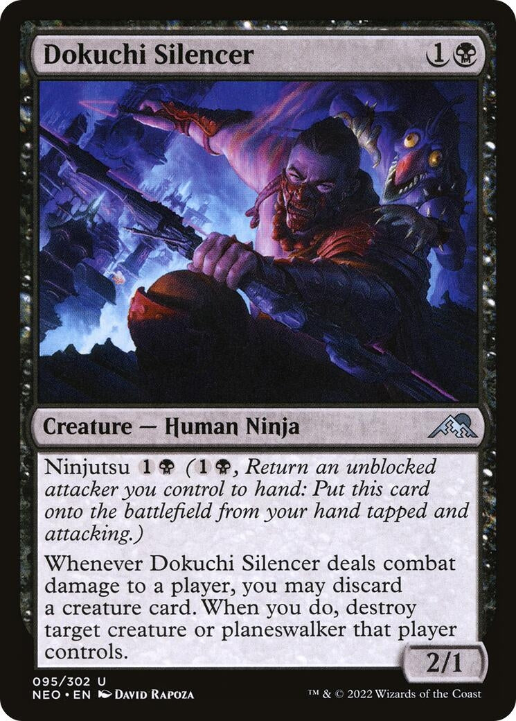Image for Dokuchi Silencer (95) (Kamigawa: Neon Dynasty) - Magic: The Gathering