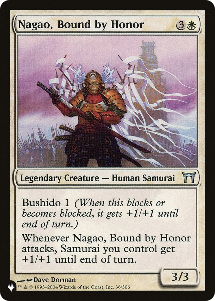Image for Nagao, Bound by Honor (36/306) (The List Reprints) - Magic: The Gathering