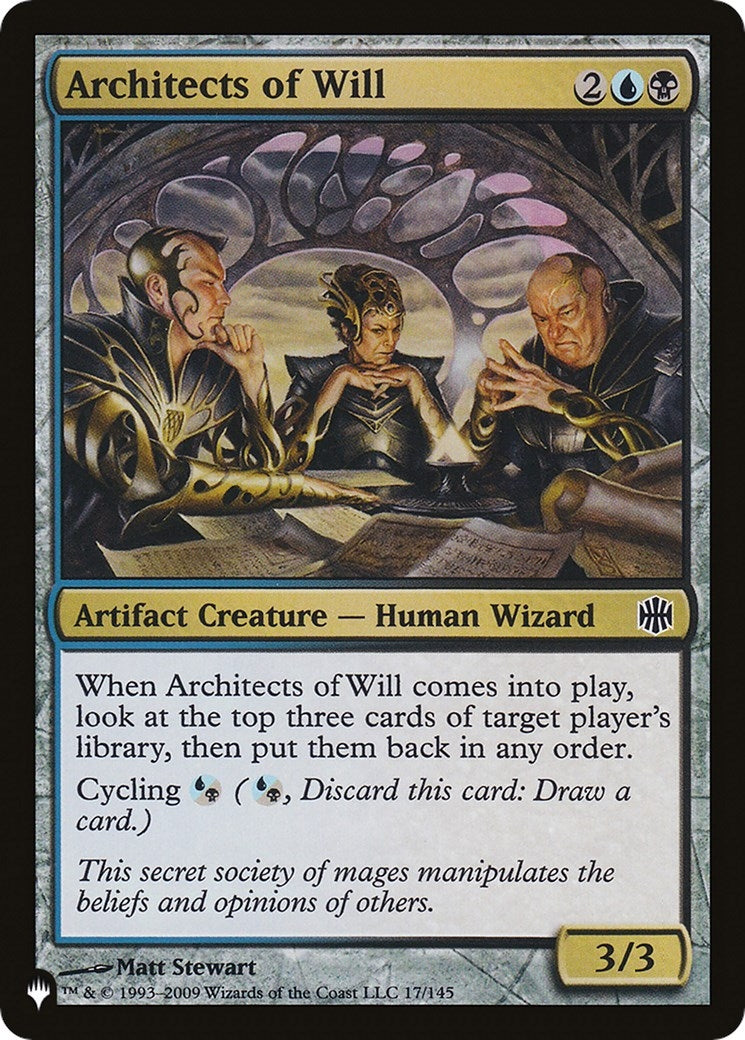 Image for Architects of Will (17/145) (The List Reprints) - Magic: The Gathering