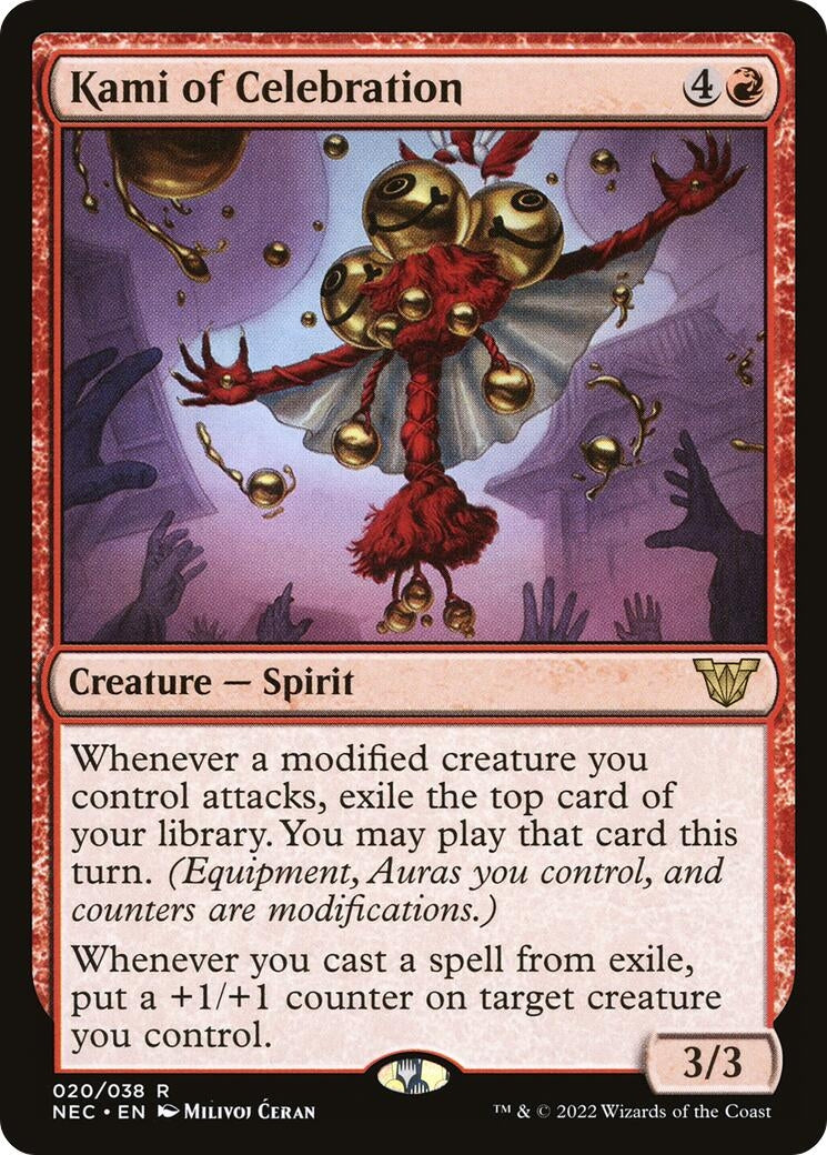 Image for Kami of Celebration (20) (Kamigawa: Neon Dynasty) - Magic: The Gathering