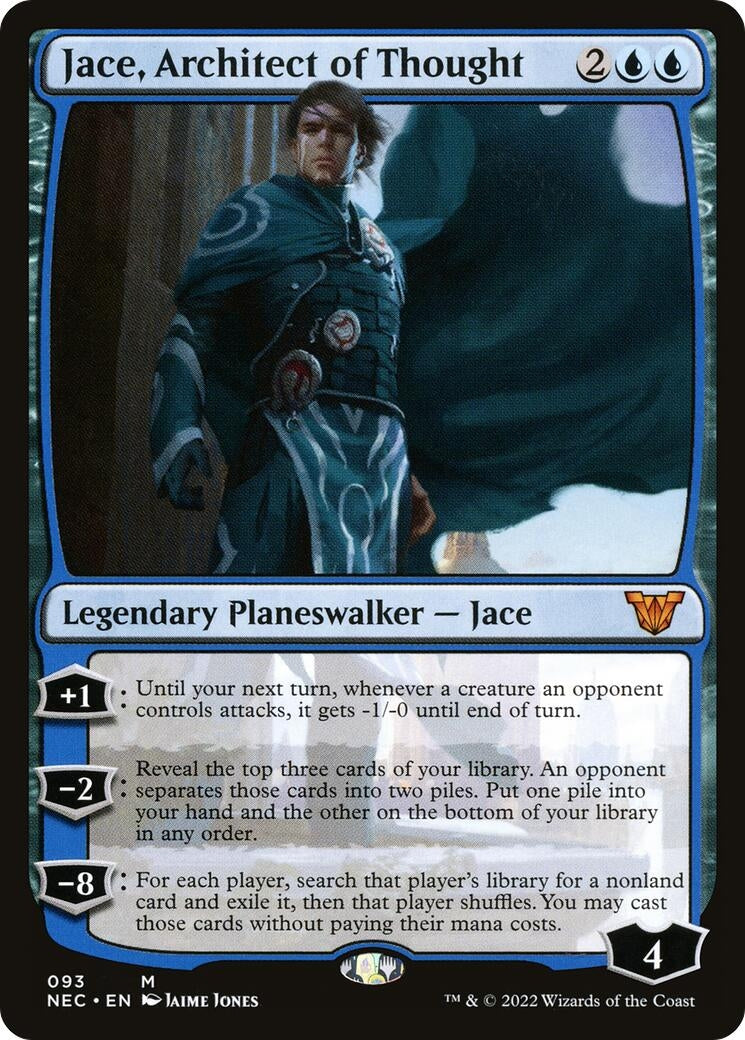 Image for Jace, Architect of Thought (93) (Kamigawa: Neon Dynasty) - Magic: The Gathering