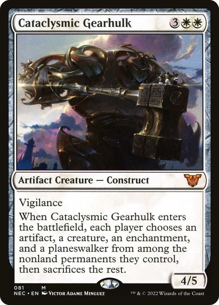 Image for Cataclysmic Gearhulk (81) (Kamigawa: Neon Dynasty) - Magic: The Gathering