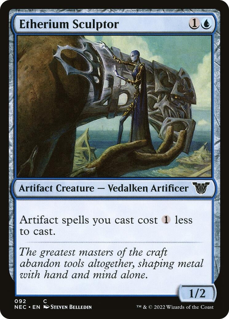 Image for Etherium Sculptor (92) (Kamigawa: Neon Dynasty) - Magic: The Gathering