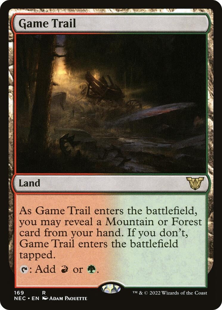 Image for Game Trail (169) (Kamigawa: Neon Dynasty) - Magic: The Gathering